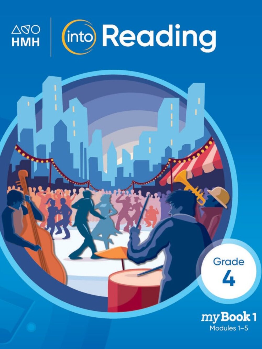 Lot of 2 Workbooks: HMH Into Reading Grade 4 Homeschooling Textbook Volume 1 & 2